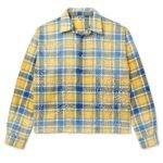 Vale Forever Lemonade Flannel shirt with a yellow plaid design