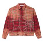 Vale Forever Red Haze Flannel shirt with a red plaid design