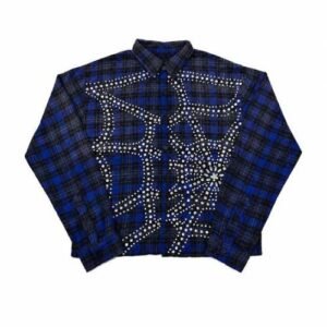 Vale Forever Rhinestone Flannel with a rhinestone detail design