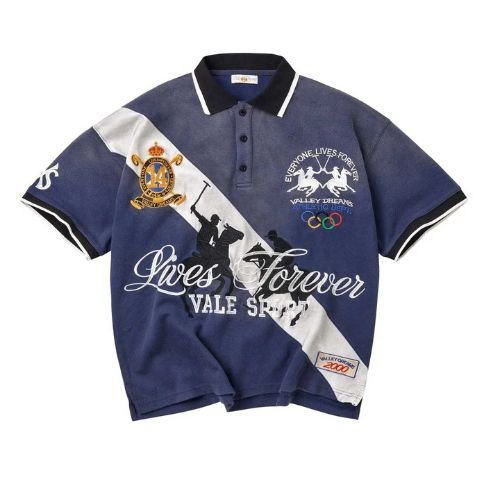 Vale Shirt Blue front side Vale Shirt Blue front side with a classic casual design