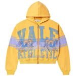 Vale Yellow Hoodie with a classic casual design
