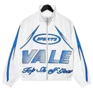 White Vale Jacket with a classic casual design