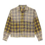 Yellow Vale Flannel shirt with a classic yellow plaid design